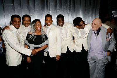 Jeremy Pope and James Harkness, Mary Wilson Derrick Baskin, Jawan M. Jackson, Ephraim Photo