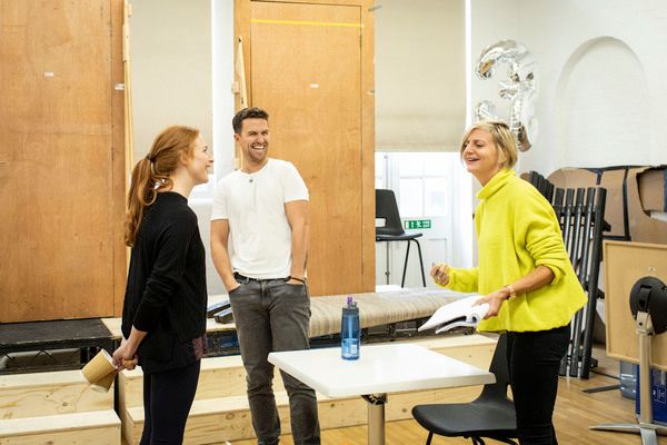 Rosalie Craig, Richard Fleeshman and Marianne Elliott Photo