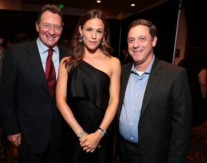Gary Lucchesi, Jennifer Garner and Adam Fogelson Photo