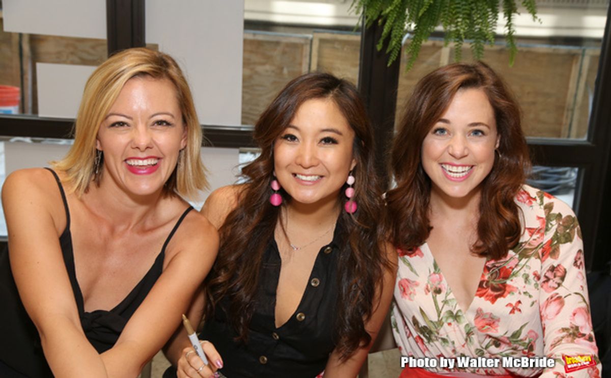 Kate Rockwell, Ashley Park and Erika Henningsen at 
