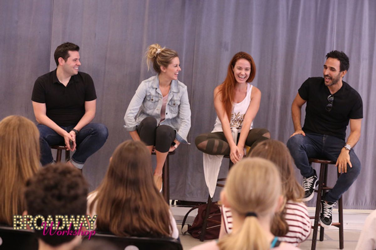Marc Tumminelli, Taylor Louderman, Sierra Boggess & Amir Arison at 