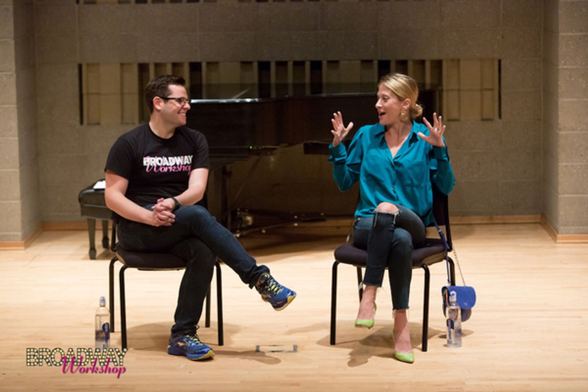 Caissie Levy & Marc Tumminelli  at 