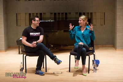 Caissie Levy & Marc Tumminelli  Photo