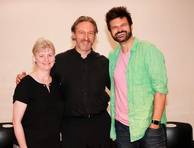 Lauren Yarger, George Drance and Rev. Micah Bucey Photo