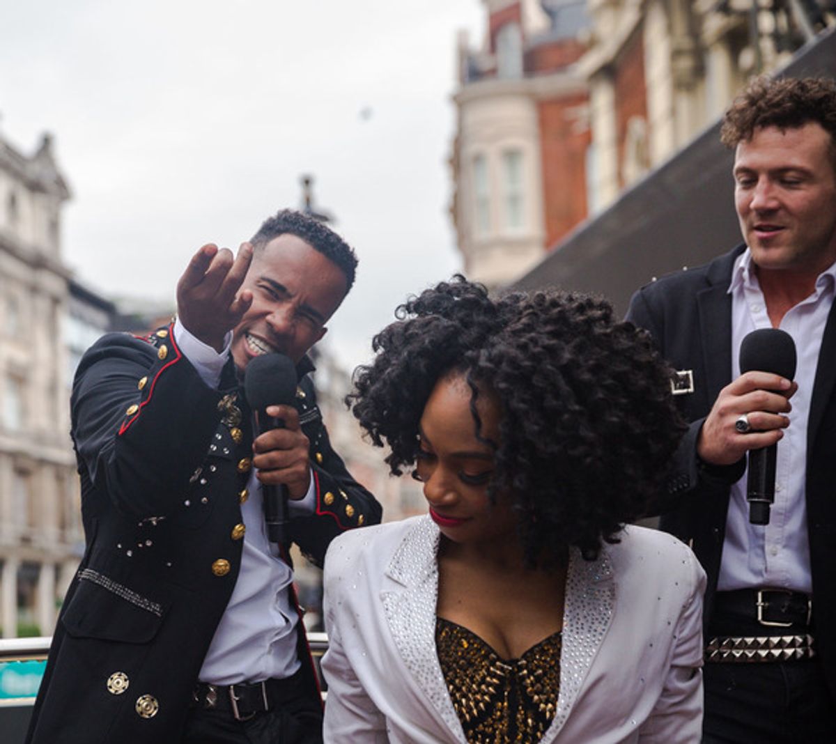 Haydon Eshun, Vivienne Ekwulugo, David Julien at 