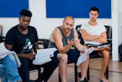 Victor Oshin, Brian Lonsdale, and Philip Correia Photo