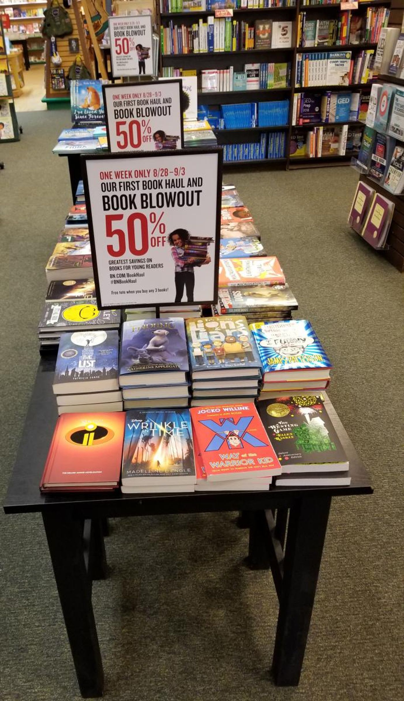 Barnes & Noble Labor Day Book Haul Blowout Sale: Over 100 New and Best Selling Titles 50% Off! Barnes & Noble Labor Day Book Haul Blowout Sale: Over 100 New and Best Selling Titles 50% Off! Image