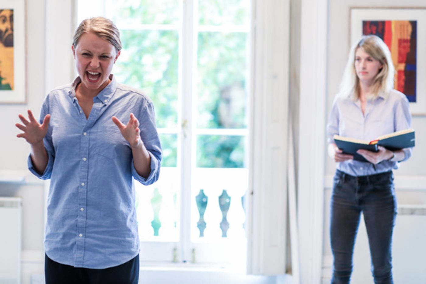 Photo Flash: In Rehearsal with SQUARE ROUNDS at Finborough Theatre  Image