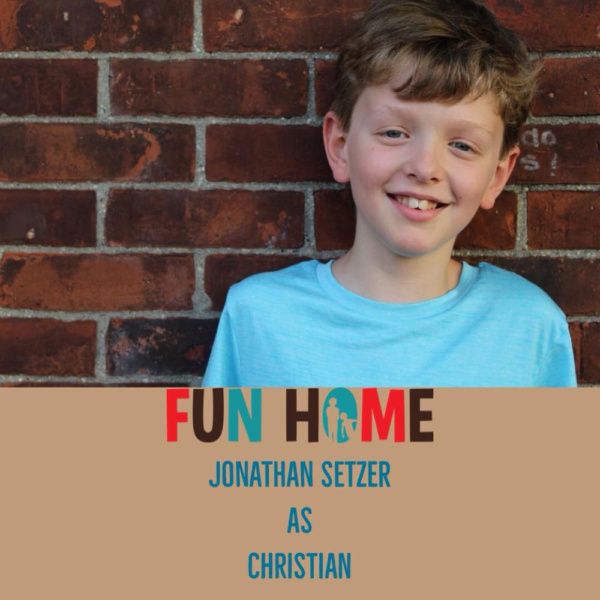 Jonathan Setzer as Christian. 

Fun Home, SmithtownPAC. 
Sept. 8th - Oct. 20th, 2018. Photo