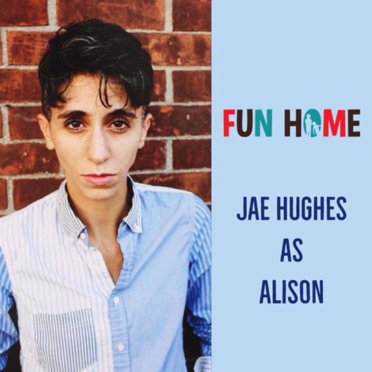 Jae Hughes as Alison

Fun Home, SmithtownPAC. 
Sept. 8th - Oct. 20th, 2018. 
Photo: Courtney Braun. at 