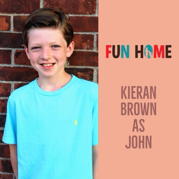 Kieran Brown as John 

Fun Home, SmithtownPAC. 
Sept. 8th - Oct. 20th, 2018. 
Photo:  Photo