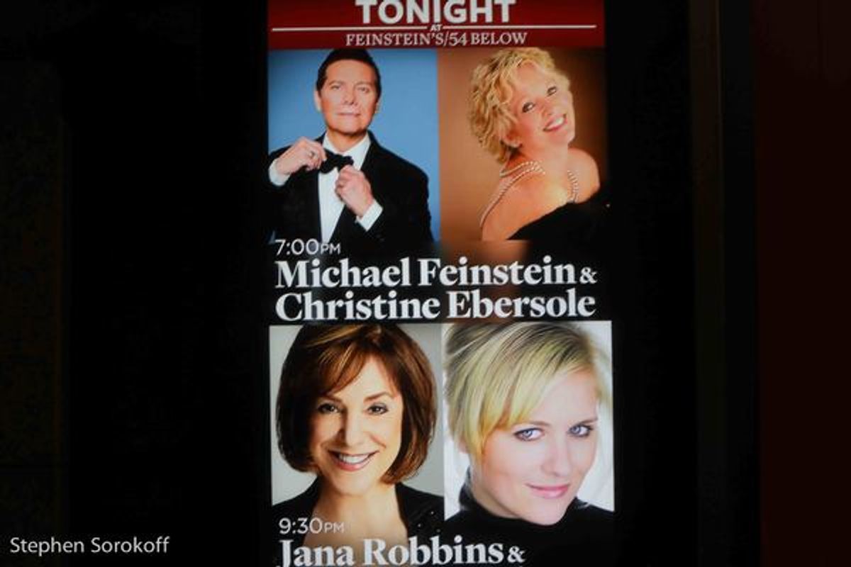 Michael Feinstein &amp; Christine Ebersole at 