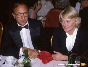 Neil Simon with Hope Lange attend a broadway party on November 15, 2081 in New York City. @ BroadwayWorld Neil Simon with Hope Lange attend a broadway party on November 15, 2081 in New York C Photo