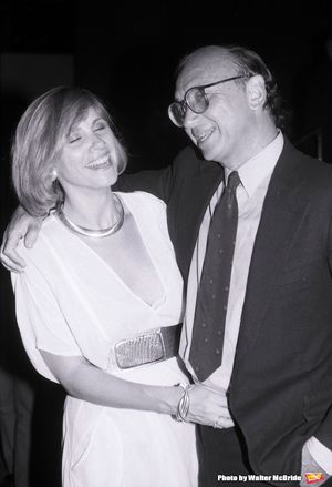 Neil Simon and wife Diane Lander attend a broadway show on August 15, 1990 in New York City. @ BroadwayWorld Neil Simon and wife Diane Lander attend a broadway show on August 15, 1990 in New Yor Photo