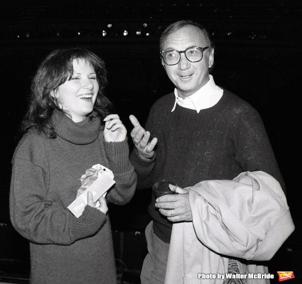Mary Gordon Murray and Neil Simon attending a party after a performance of LITTLE ME  Photo