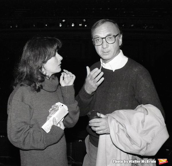 Mary Gordon Murray and Neil Simon attending a party after a performance of LITTLE ME  Photo
