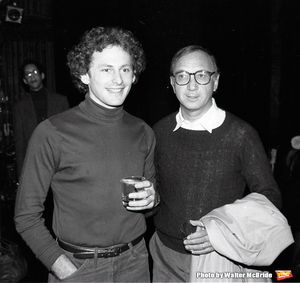 Victor Garber and Neil Simon attending a party after a performance of LITTLE ME at the Eugene O'Neill Theatre in New York City on November 1, 1982. @ BroadwayWorld Victor Garber and Neil Simon attending a party after a performance of LITTLE ME at th Photo