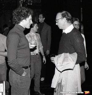 Victor Garber and Neil Simon attending a party after a performance of LITTLE ME at the Eugene O'Neill Theatre in New York City on November 1, 1982. @ BroadwayWorld Victor Garber and Neil Simon attending a party after a performance of LITTLE ME at th Photo