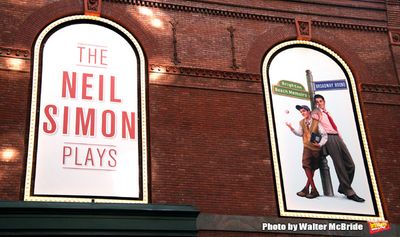 Theatre Marquee for the Opening Night of Neil Simon's "Bighton Beach Memoirs"  at the Photo