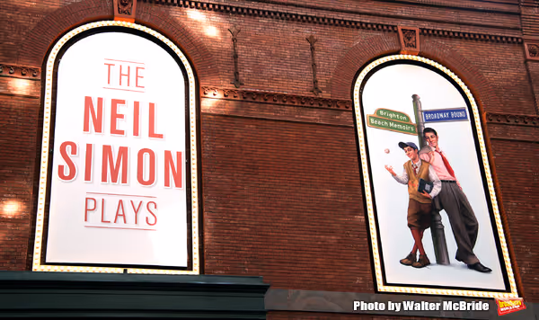 Theatre Marquee for the Opening Night of Neil Simon's 