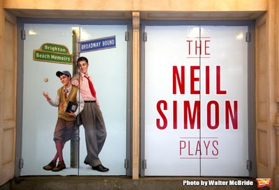 Theatre Marquee for the Opening Night of Neil Simon's "Bighton Beach Memoirs"  at the Photo