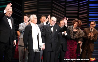 Neil Simon, Burt Bacharach, Sean Hayes, Hal David, Rob Ashford, Tony Goldwyn.taking a Photo