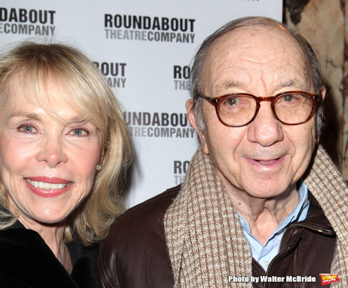 Elaine Joyce & Neil Simon attending the Broadway Opening Night Performance of 'The Mystery of Edwin Drood' at Studio 54 in New York City on 11/13/2012 at 