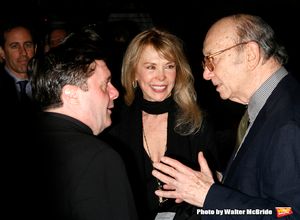 Nathan Lane with Neil Simon & Elaine Joyce
attending the Opening Night after party
for the New David Mamet Play NOVEMBER at Restaurant Bond 45 in New York City.
January 17, 2008 @ BroadwayWorld Nathan Lane with Neil Simon & Elaine Joyce
attending the Opening Night after party
f Photo