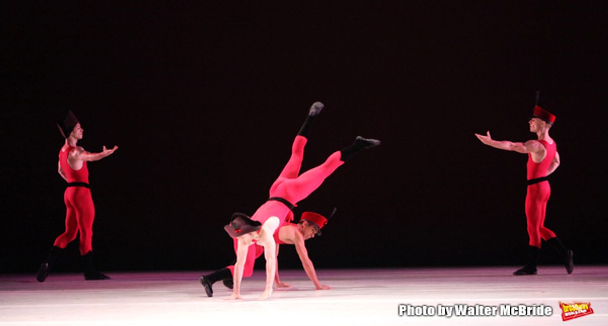 Paul Taylor Dance Company performs at The 58th Annual Capezio Dance Award honoring Arlene Shuler during the  opening for the Fall For Dance Festival at City Center, New York City.
September 22, 2009
 at 