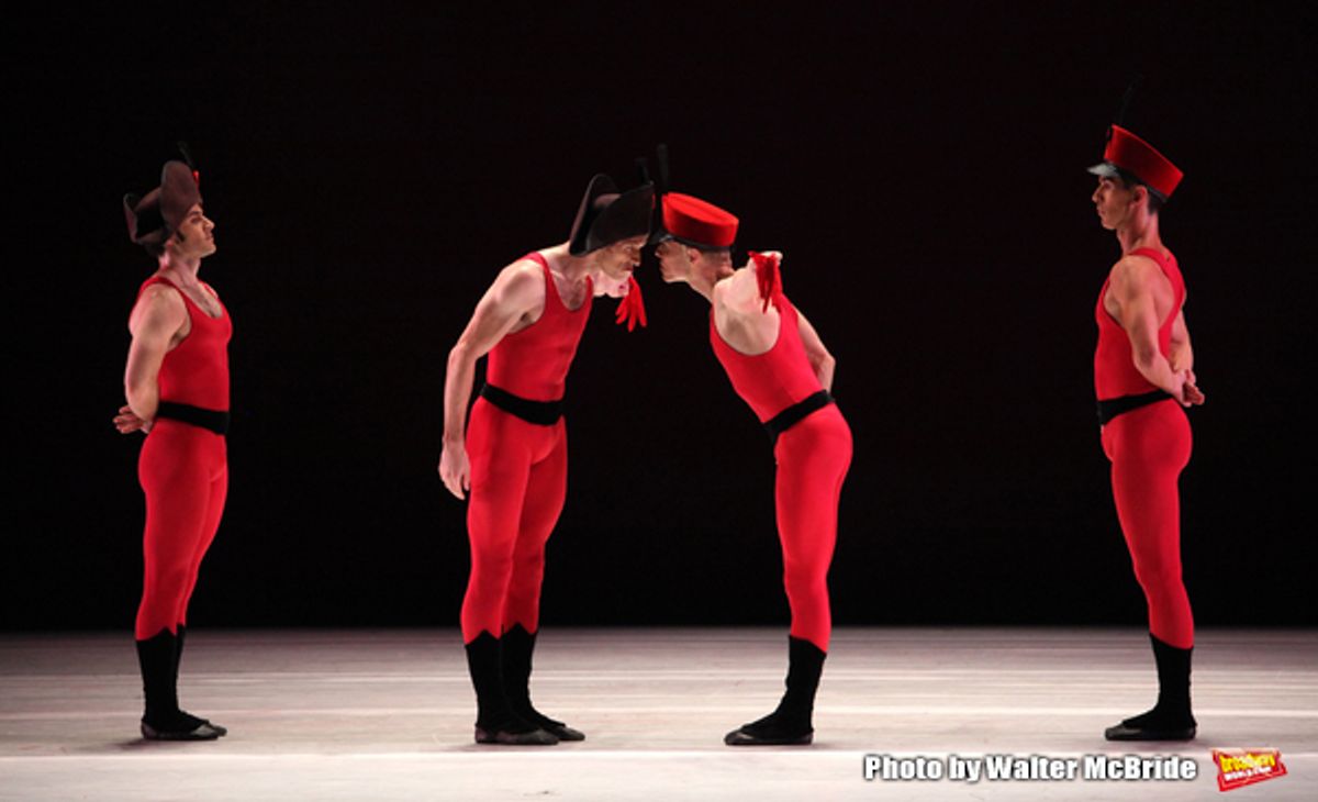 Paul Taylor Dance Company performs at The 58th Annual Capezio Dance Award honoring Arlene Shuler during the  opening for the Fall For Dance Festival at City Center, New York City.
September 22, 2009
 at 