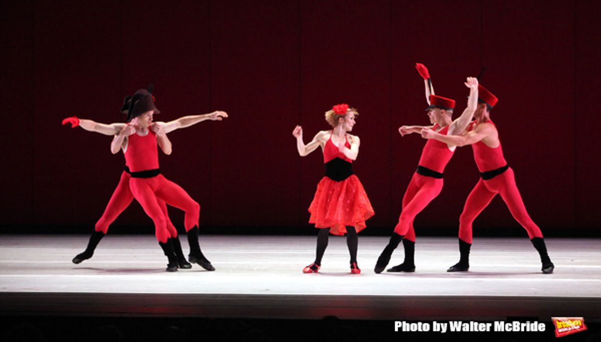 Paul Taylor Dance Company performs at The 58th Annual Capezio Dance Award honoring Arlene Shuler during the  opening for the Fall For Dance Festival at City Center, New York City.
September 22, 2009
 at 