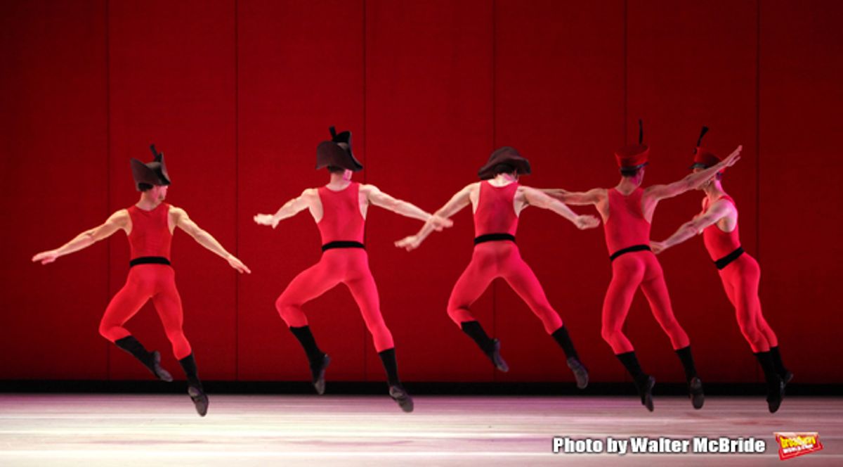 Paul Taylor Dance Company performs at The 58th Annual Capezio Dance Award honoring Arlene Shuler during the  opening for the Fall For Dance Festival at City Center, New York City.
September 22, 2009
 at 