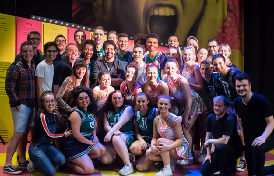 Photo Flash: Lin-Manuel Miranda Visits BRING IT ON in London Image