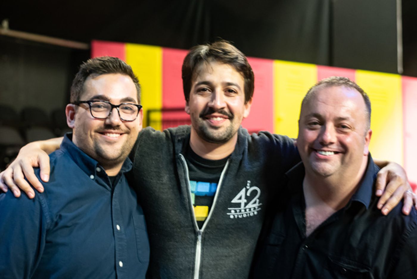 Photo Flash: Lin-Manuel Miranda Visits BRING IT ON in London  Image