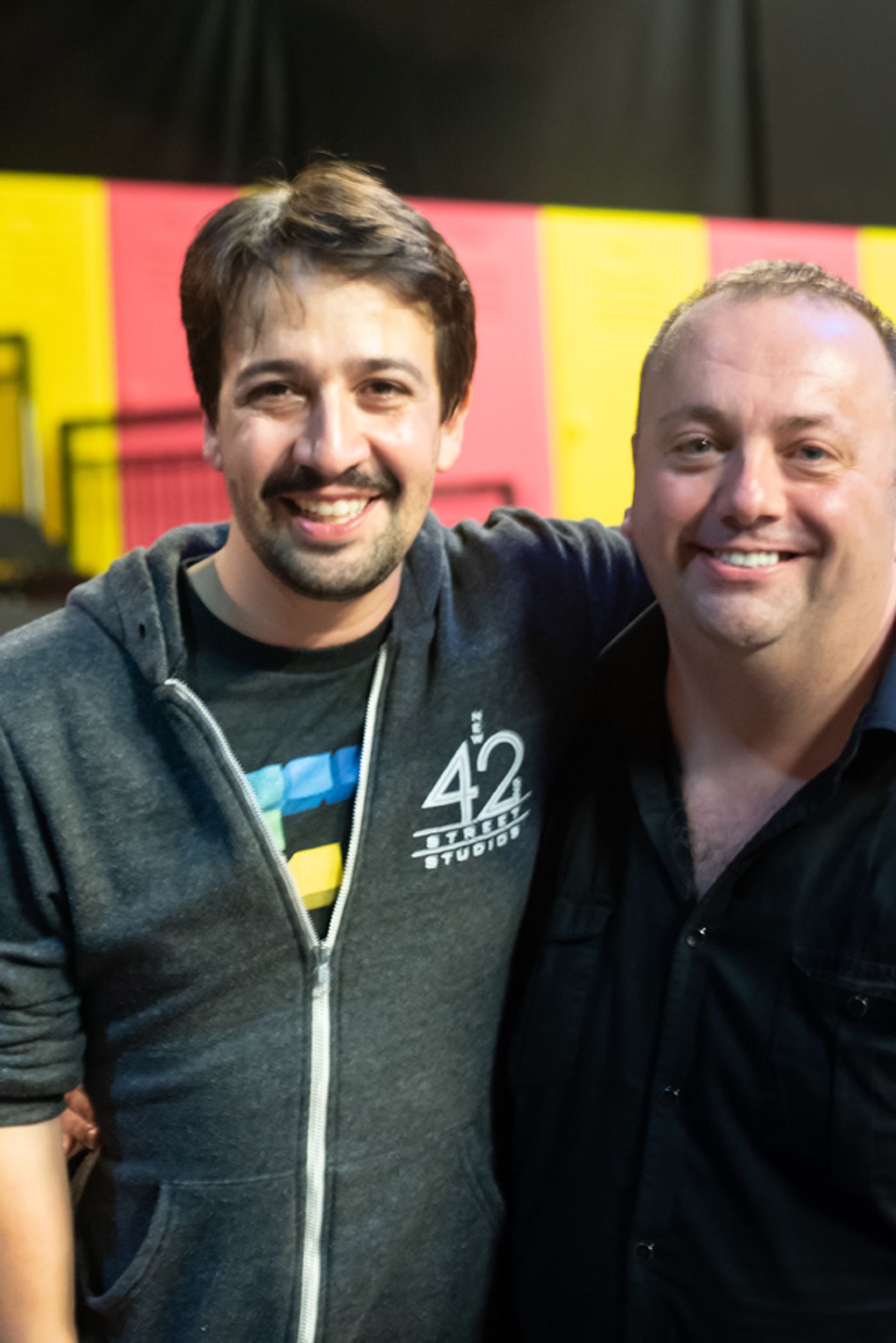 Photo Flash: Lin-Manuel Miranda Visits BRING IT ON in London  Image