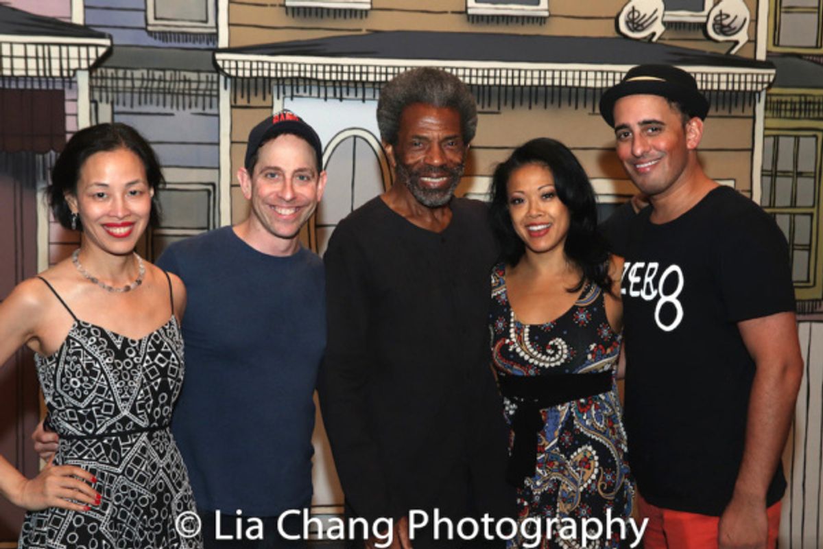 Lia Chang, Garth Kravits, Andre De Shields, J. Elaine Marcos and Nehal Joshi. at 