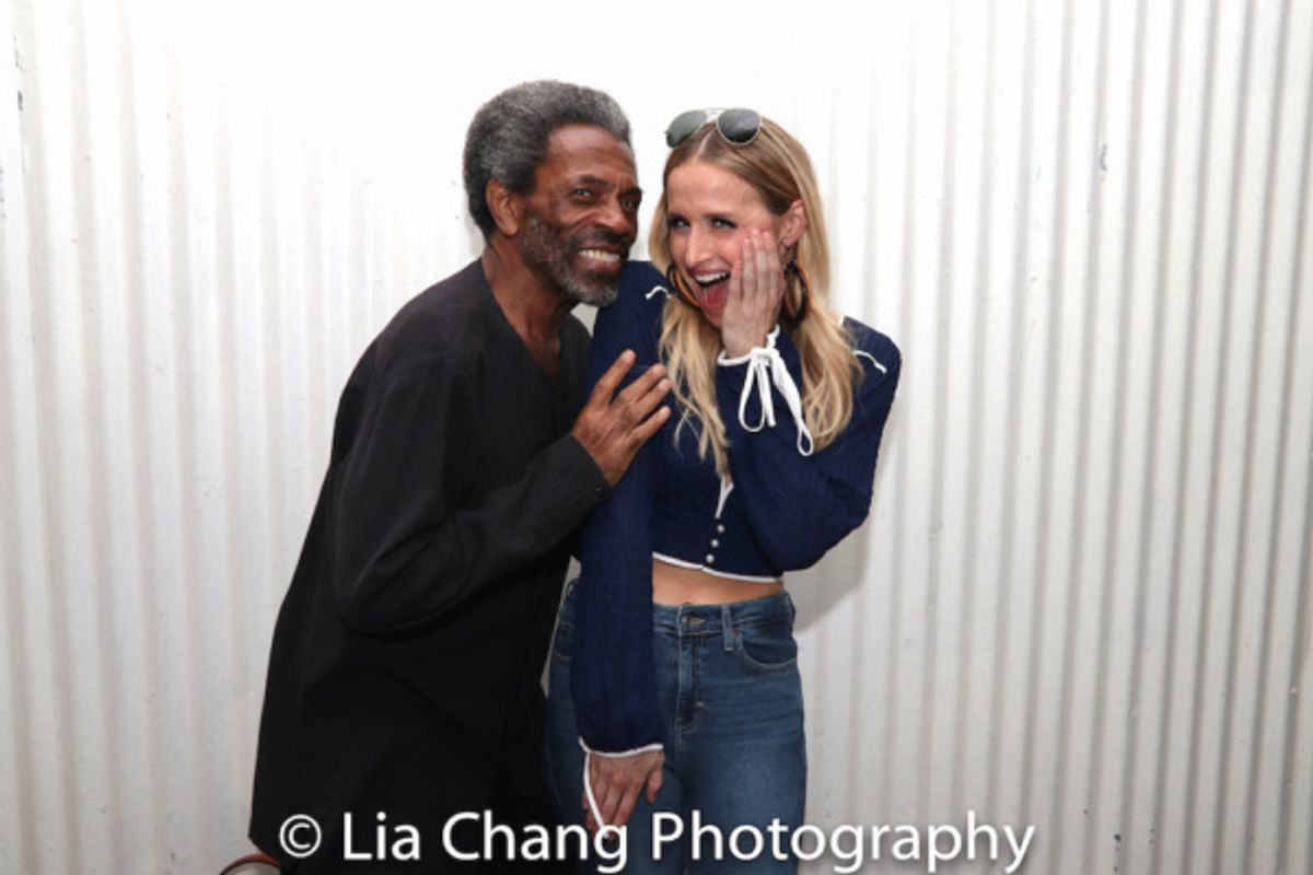 Andre De Shields and Becca Kotte at 