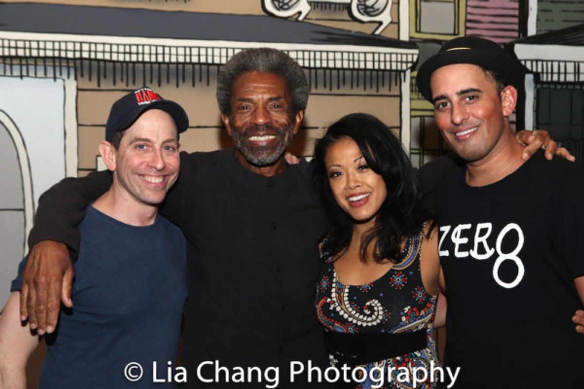 Garth Kravits, Andre De Shields, J. Elaine Marcos and Nehal Joshi.  at 
