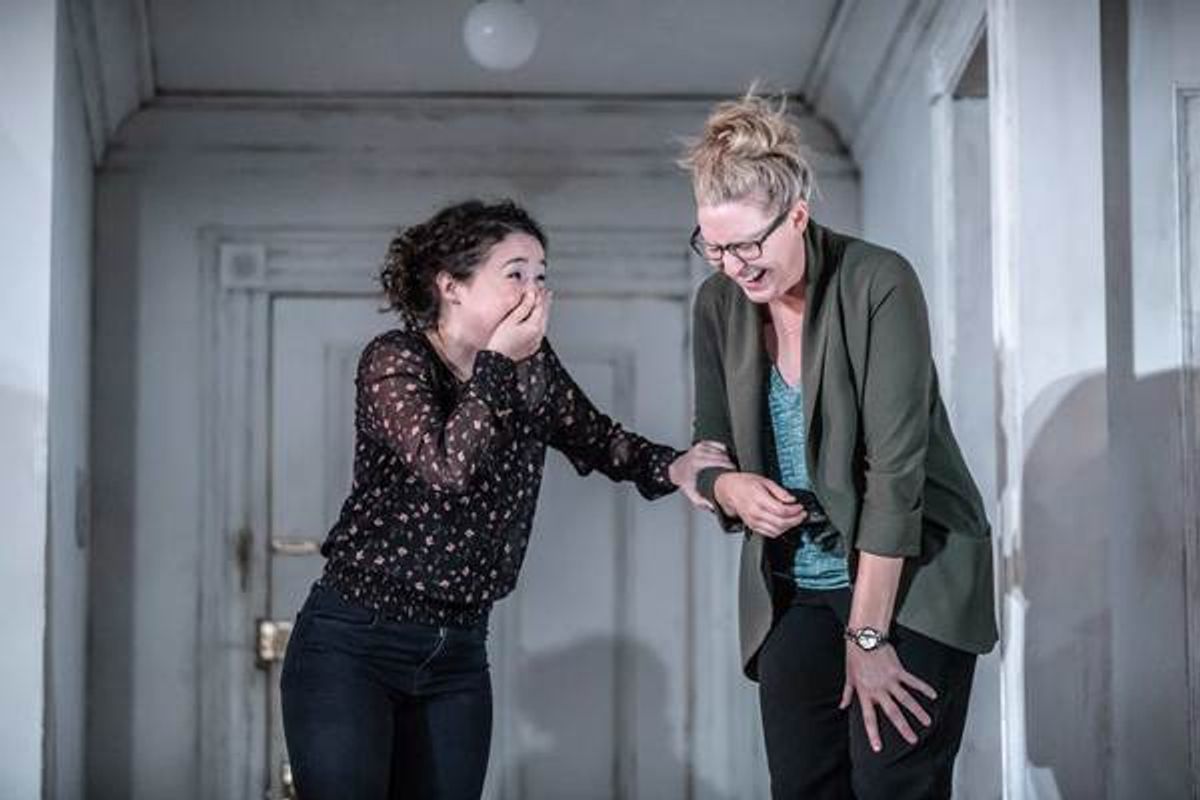 Sarah Steele and Cassie Beck at 