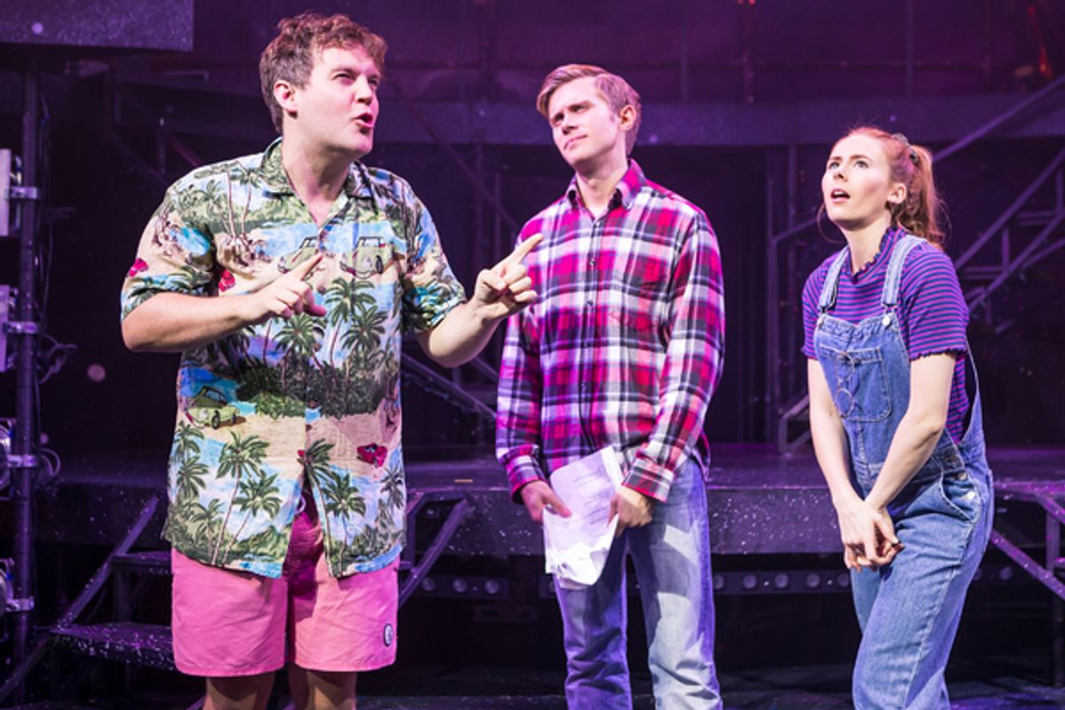 Dan Buckley, Rob Houchen, and Laura Baldwin at 