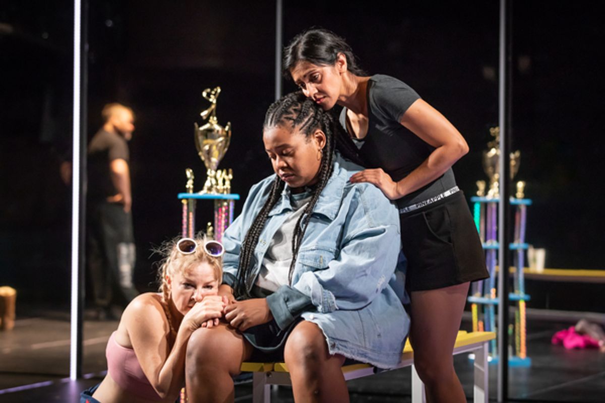 Sarah Hadland, Kayla Meikle, and Manjinder Virk at 