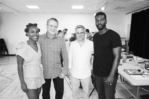 DeWanda Wise (Olivia), Jeffory Lawson (Managing Director), Neil Pepe (Artistic Director), Khris Davis (Charles) @ BroadwayWorld DeWanda Wise (Olivia), Jeffory Lawson (Managing Director), Neil Pepe (Artistic Direct Photo