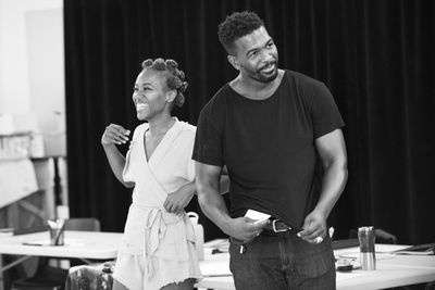 DeWanda Wise (Olivia) and Khris Davis (Charles)  Photo