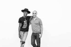 Donja R. Love (Playwright) and Saheem Ali (Director) @ BroadwayWorld Donja R. Love (Playwright) and Saheem Ali (Director) Photo