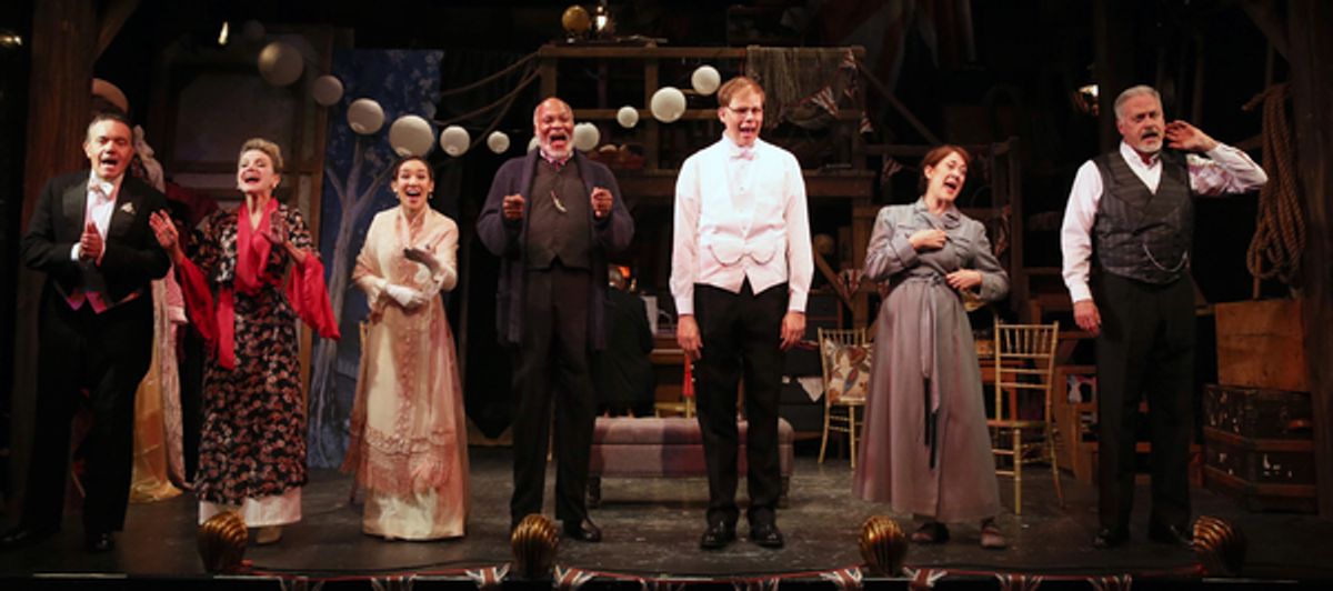  Derek Smith, Alison Fraser, Kimberly Immanuel,  Raphael Nash Thompson, Jeff Hiller, Karen Ziemba, and Tom Hewitt at 