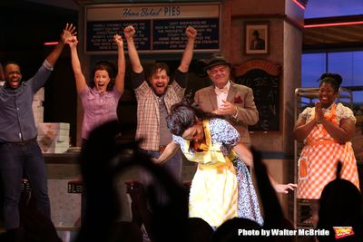 Nicolette Robinson with the cast Photo