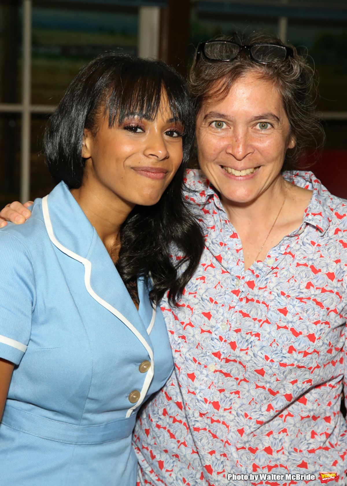 Nicolette Robinson with director Diane Paulus  at 