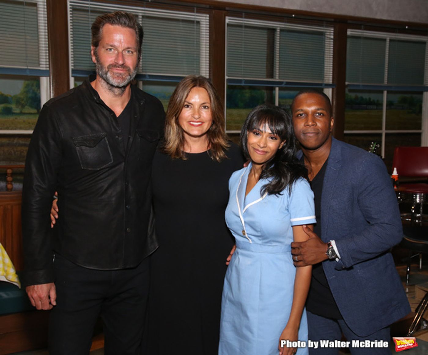 Photo Coverage: Leslie Odom, Jr., Cynthia Erivo, and More Visit Nicolette Robinson Backstage After WAITRESS Debut  Image