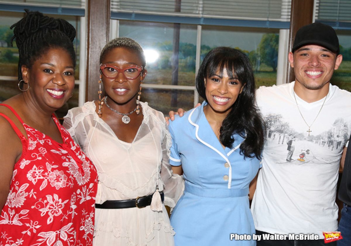 NaTasha Yvette Williams, Cynthia Erivo, Nicolette Robinson and  Anthony Ramos at 