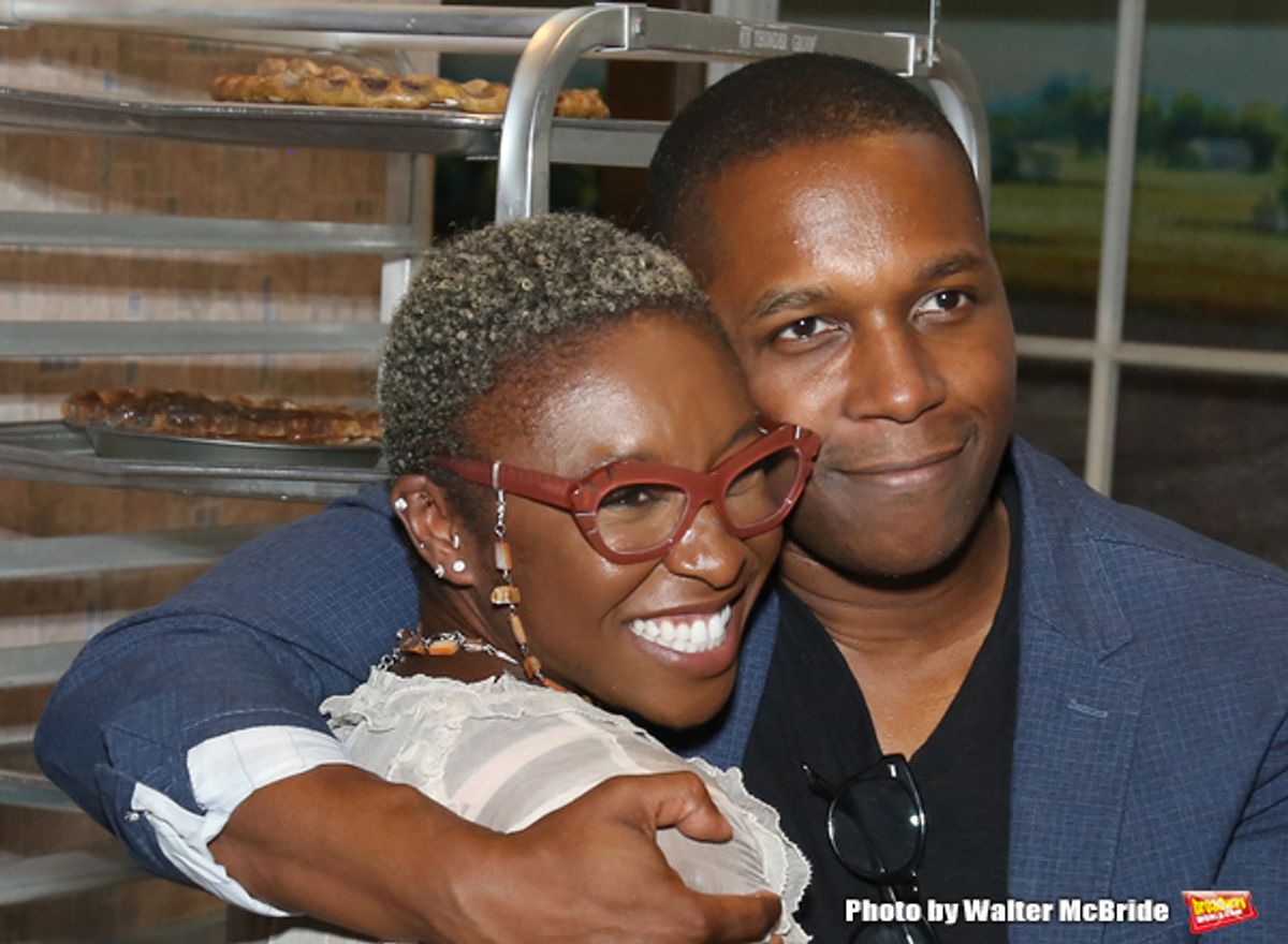 Cynthia Erivo and Leslie Odom, Jr. at 